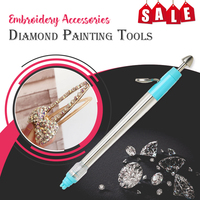 Diamentowy długopis do malowania Bling go na akcesoria do haftu zestaw zestaw do malowania diamentowego DIY narzędzia dekoracyjne 3mm 5mm okrągły diamentowy 2